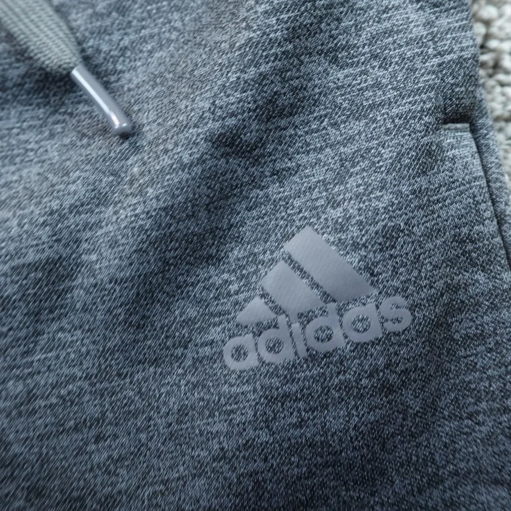 Adidas Sweatpants Mens S Gray Athletic Jogger Drawstring Workout Gym Pants Train